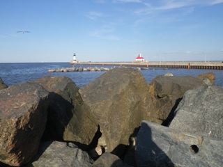 Lighthouse on Duluth Pier